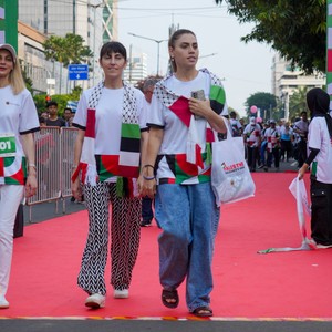 Race photo from WALK FOR PALESTINE