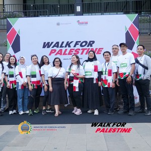 Race photo from WALK FOR PALESTINE