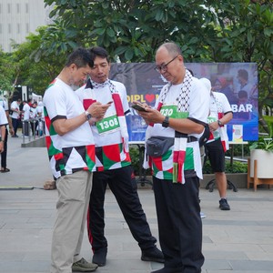 Race photo from WALK FOR PALESTINE