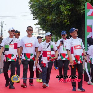 Race photo from WALK FOR PALESTINE