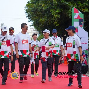 Race photo from WALK FOR PALESTINE