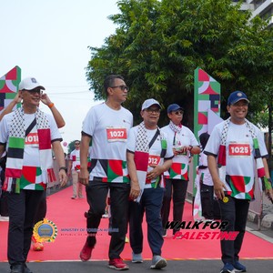 Race photo from WALK FOR PALESTINE