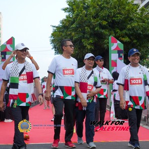 Race photo from WALK FOR PALESTINE