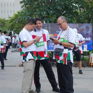 Race photo from WALK FOR PALESTINE
