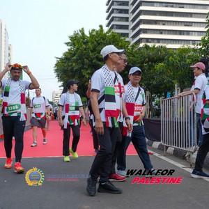 Race photo from WALK FOR PALESTINE