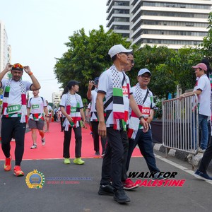Race photo from WALK FOR PALESTINE