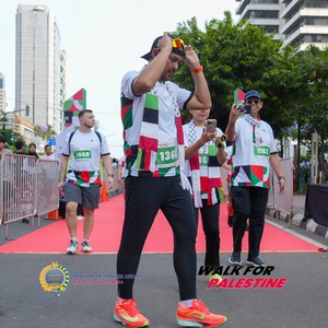 Race photo from WALK FOR PALESTINE