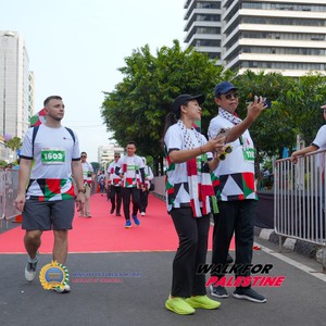 Race photo from WALK FOR PALESTINE