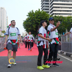 Race photo from WALK FOR PALESTINE