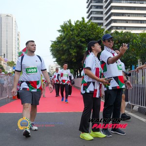 Race photo from WALK FOR PALESTINE