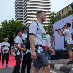 Race photo from WALK FOR PALESTINE