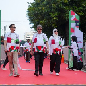 Race photo from WALK FOR PALESTINE