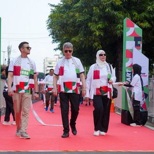 Race photo from WALK FOR PALESTINE