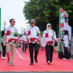 Race photo from WALK FOR PALESTINE
