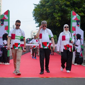 Race photo from WALK FOR PALESTINE