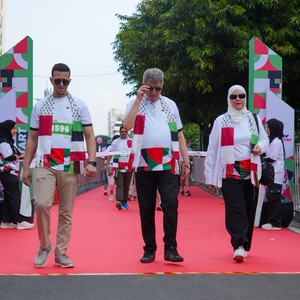 Race photo from WALK FOR PALESTINE