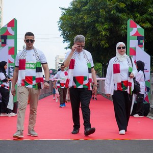 Race photo from WALK FOR PALESTINE