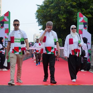 Race photo from WALK FOR PALESTINE