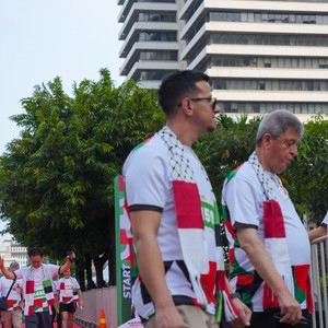 Race photo from WALK FOR PALESTINE