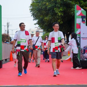 Race photo from WALK FOR PALESTINE