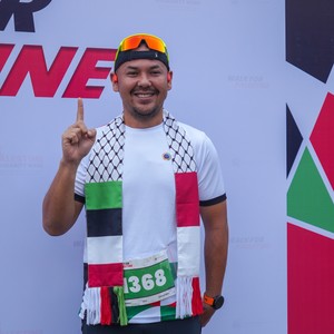 Race photo from WALK FOR PALESTINE
