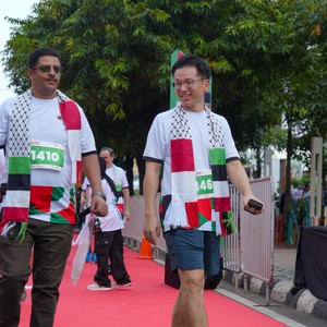 Race photo from WALK FOR PALESTINE