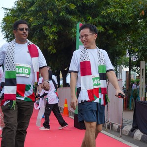 Race photo from WALK FOR PALESTINE