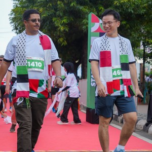 Race photo from WALK FOR PALESTINE