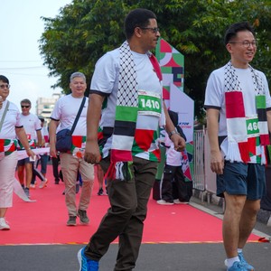 Race photo from WALK FOR PALESTINE