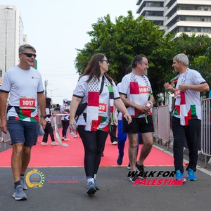 Race photo from WALK FOR PALESTINE