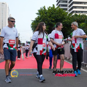 Race photo from WALK FOR PALESTINE