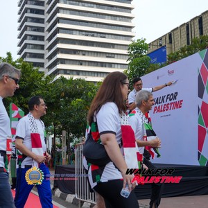 Race photo from WALK FOR PALESTINE