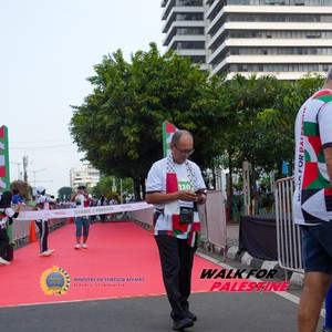 Race photo from WALK FOR PALESTINE