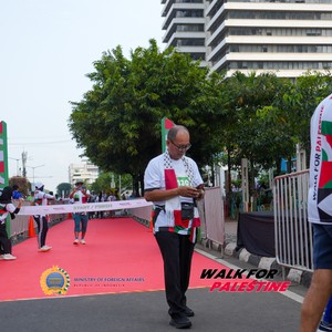Race photo from WALK FOR PALESTINE