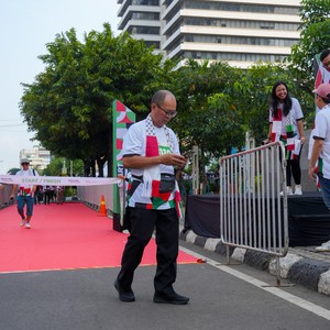 Race photo from WALK FOR PALESTINE