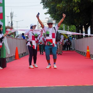 Race photo from WALK FOR PALESTINE
