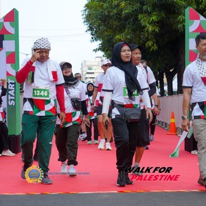 Race photo from WALK FOR PALESTINE