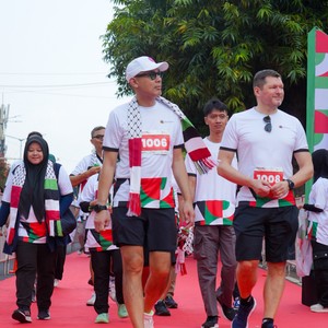 Race photo from WALK FOR PALESTINE