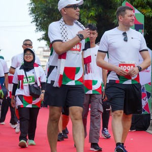 Race photo from WALK FOR PALESTINE