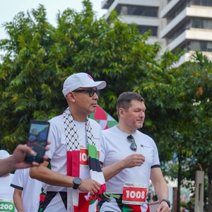 Race photo from WALK FOR PALESTINE