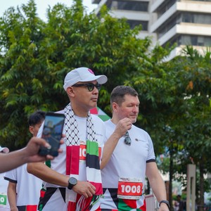 Race photo from WALK FOR PALESTINE
