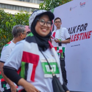 Race photo from WALK FOR PALESTINE