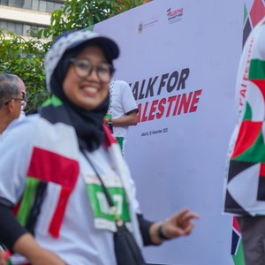 Race photo from WALK FOR PALESTINE