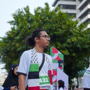 Race photo from WALK FOR PALESTINE