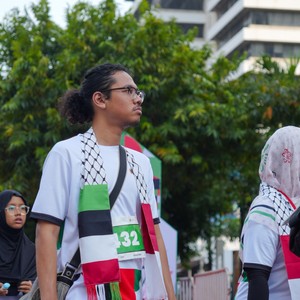 Race photo from WALK FOR PALESTINE