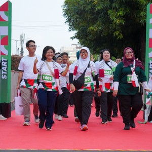 Race photo from WALK FOR PALESTINE