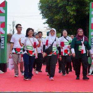 Race photo from WALK FOR PALESTINE