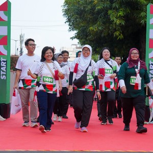 Race photo from WALK FOR PALESTINE