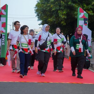Race photo from WALK FOR PALESTINE