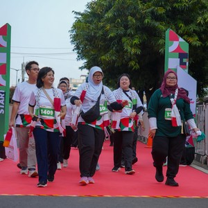 Race photo from WALK FOR PALESTINE